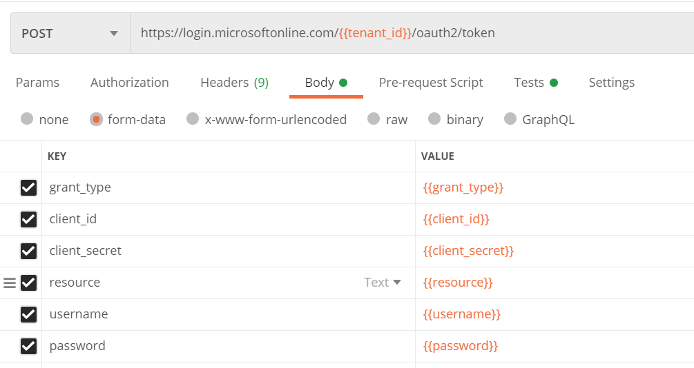 Authentication with Postman